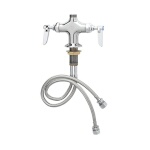 T&S Brass B-0200-LNM - Pantry Base, double, deck mounted, lever handles, (Pack of 6)