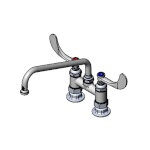 T&S Brass B-0226-WH4 - Pantry Mixing Faucet, double, deck mount, 4