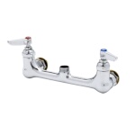 T&S Brass B-0230-CCLNM - Sink Mixing Faucet, wall mounted, 8