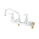 T&S Brass B-0231-CR-KIT - Pantry Faucet, double, wall mount, 8