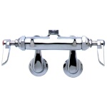 T&S Brass B-0235-LN - Sink Mixing Faucet, wall mounted, adjustable inlet arms (f