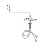 T&S Brass B-0252 - Pantry Faucet, deck mount, single hole mixing valve, 12
