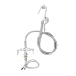 T&S Brass B-0300-102A-CR - Pantry Base Faucet, double, deck mount, single hole,