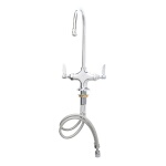 T&S Brass B-0300-CR - Pantry Faucet, double, single hole base, 4