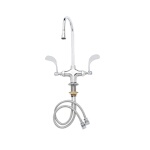T&S Brass B-0300-VR4 - Pantry Faucet, double, rigid gooseneck, vandal resistant,