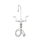 T&S Brass B-0300-WH4 - Pantry Faucet, deck mount, single hole mixing valve, 5-9/