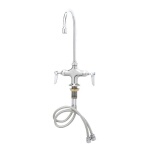 T&S Brass B-0301-01 - Pantry Faucet, double, single hole base, 4