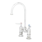 T&S Brass B-0325-M - Mixing Faucet, deck mount, swivel gooseneck, (Case of 6)