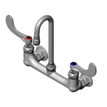 T&S Brass B-0330-01-WH4 - Pantry Faucet, double, wall mount, 8