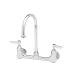 T&S Brass B-0331-CR - Faucet, wall mount, swivel gooseneck, 8