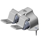 T&S Brass B-0502-SL - Pedal Valve, double, floor mounted, inlets on 2-1/2