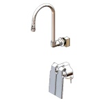 T&S Brass B-0509-537K - Knee Pedal Valve, double, ledge mount, 6