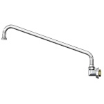 T&S Brass B-0526-5 - Spout, swivel standard, wall mounted, 12