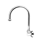 T&S Brass B-0527 - Spout, swivel gooseneck, wall mounted, 5-3/4