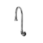 T&S Brass B-0528 - Spout, swivel gooseneck, wall mounted, 5-3/4
