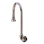 T&S Brass B-0536 - Spout, rigid gooseneck, wall mounted, 5-1/2