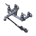 T&S Brass B-0656-POL - Service Sink Faucet, 8