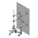 T&S Brass B-0662 - Ceiling Supply Service Sink Faucet, 8