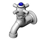T&S Brass B-0706 - Self-Closing Single Sink Faucet, heavy duty, 1/2