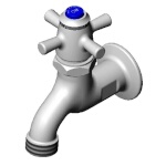 T&S Brass B-0707 - Self-Closing Single Sink Faucet, heavy duty, 1/2
