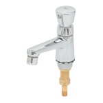 T&S Brass B-0712 - Basin Faucet, slow self closing, push button, shank - 1/2