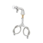 T&S Brass B-0807 - Mixing Faucet, slow self-closing, heavy duty, push button