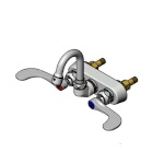 T&S Brass B-1115-131X-WH4 - Workboard/Bar Sink Faucet, wall mount, 3