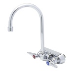 T&S Brass B-1146-CR - Faucet Workboard, swivel, wall mount, 10-11/16