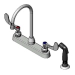 T&S Brass B-1172-07-WH4 - Faucet Workboard, 8