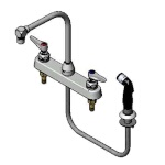 T&S Brass B-1173 - Faucet Workboard, deck mount, 8