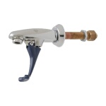 T&S Brass B-1202 - Glass Filler Faucet, push back, wall mount, for mounting on ice cabinets