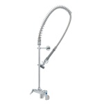 T&S Brass B-2261-B - Pre-Rinse Unit, B-0340-LN base faucet with adj. inlet arms from