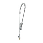 T&S Brass B-2285-B - Pre-Rinse Unit, spring action gooseneck, single hole base,