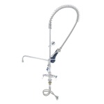 T&S Brass B-2338-08C - Pre-Rinse Unit, spring action gooseneck, single hole with