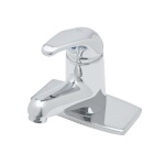 T&S Brass B-2703 - Faucet, single lever, deck mount, single hole, ceramic cartri