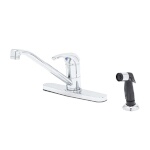 T&S Brass B-2730-WS-VR - Faucet, single lever, deck mount, 8