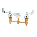 T&S Brass B-2990-WH4 - EasyInstall Lavatory Faucet, deck mounted, concealed body