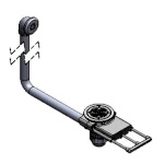 T&S Brass B-3990-01 - Modular Waste Drain Valve, with pull handle, 3-1/2