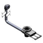 T&S Brass B-3992-01 - Modular Waste Drain Valve, with pull handle, 3-1/2