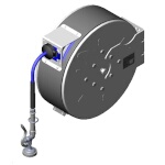T&S Brass B-7142-C01M - Hose Reel System, enclosed, stainless steel, 3/8