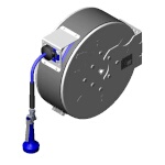 T&S Brass B-7142-C08H - Hose Reel System, enclosed, stainless steel, 3/8