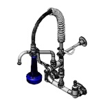 T&S Brass MPQ-8WLV-08-CR - EasyInstall Mini Pre-Rinse Units, wall mount, 8