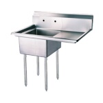 Turbo Air TSA-1-R1 - Sink, 1-compartment, with 18