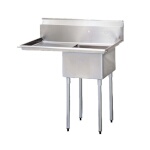 Turbo Air TSB-1-L2 - Sink, 1-compartment, with 24