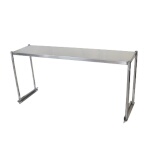 Turbo Air TSOS-P4 - Single Overshelf, 18/304 stainless steel, for pizza prep table