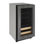 (Discontinued) U-Line U-2218BEVINT-00A - Undercounter Refrigerator, 17-3/4