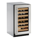 U-Line U-2218WCS-00B - Wine Refrigerator, 17-3/4