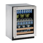 U-Line U-2224BEVS-15B - Undercounter Refrigerator, 23-5/8