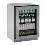 U-Line U-2224RGLINT-00B - Undercounter Refrigerator, 23-5/8