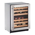 U-Line U-2224ZWCS-13B - Wine Refrigerator, 23-5/8